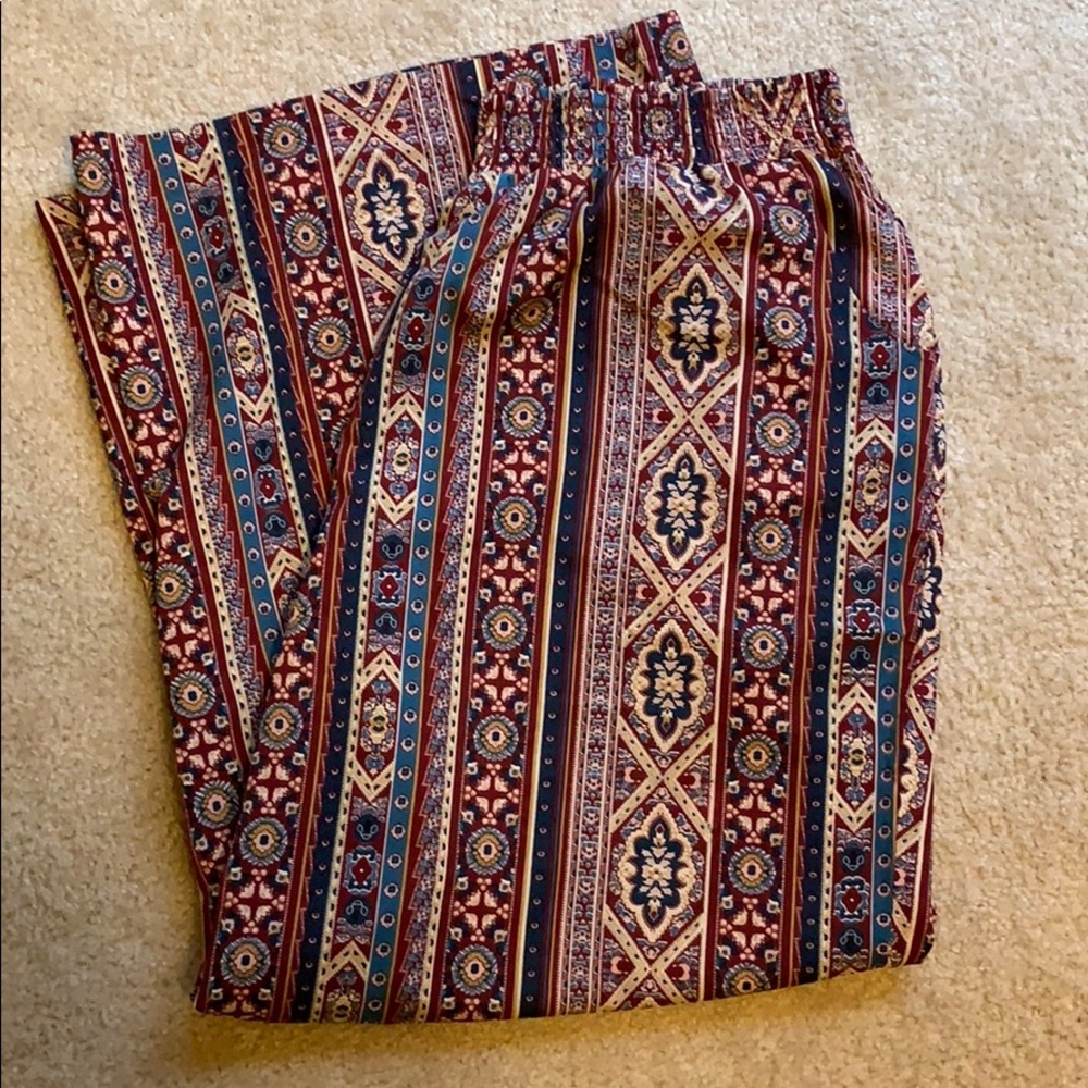 Printed Pants / Size 3XL (Size 20-22)